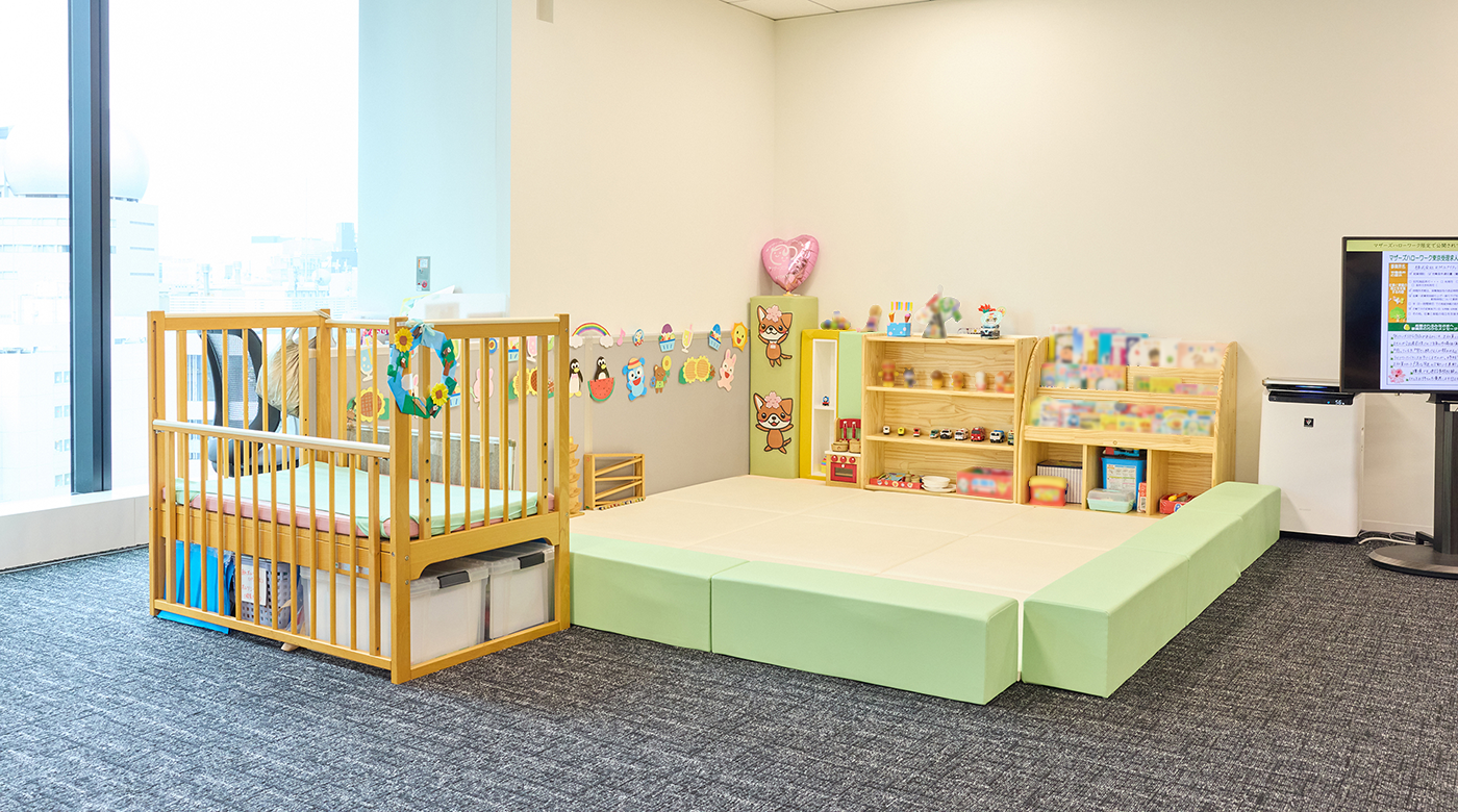相談フロアにあるキッズコーナー